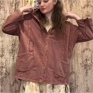 Sweatshirt brown berry jacket
